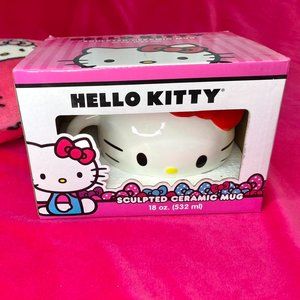 Sanrio Hello Kitty Sculpted Ceramic Mug